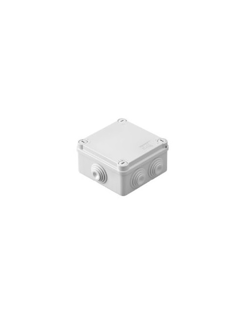Gewiss junction box with cable gland 100x100x50