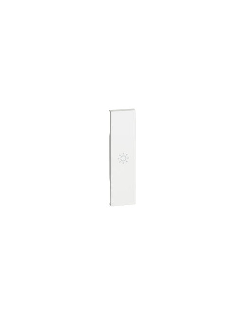 Bticino Living Now cover with white KW01A light symbol 1M