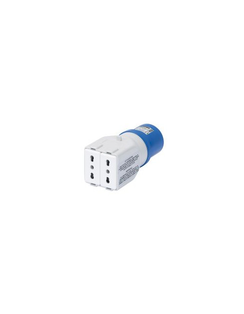 Gewiss adapter from industrial to civil GW64211