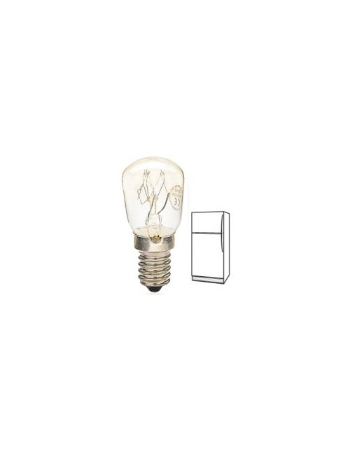 Lampe ampoule Duralamp pour réfrigérateur E14 15W 25X57 00121