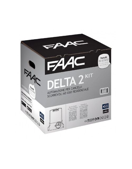 Kit coulissant Faac DELTA 2 SAFE