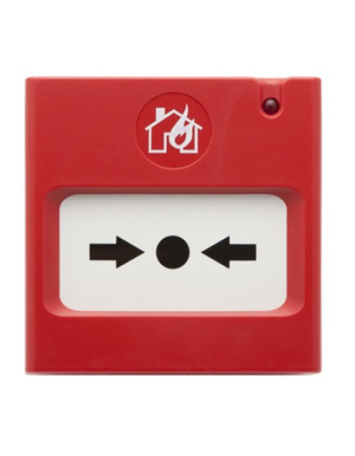 Botón de alarma contra incendios Comelit manual convencional