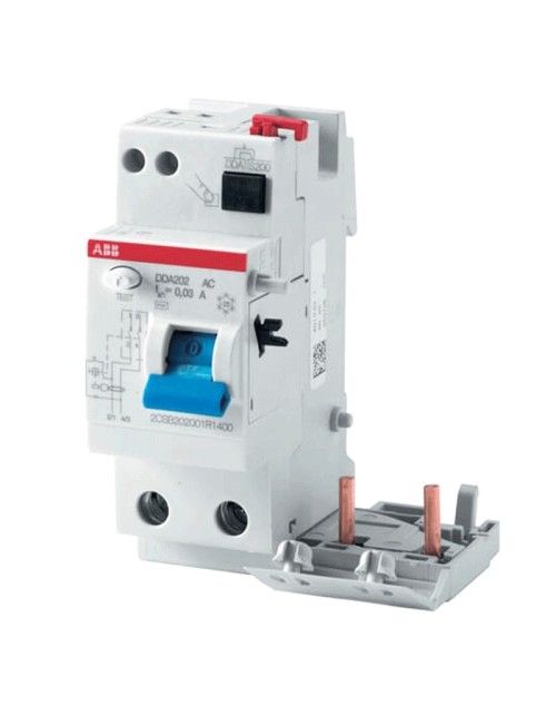 ABB 2P 25A 300mA AC type differential block 2 modules