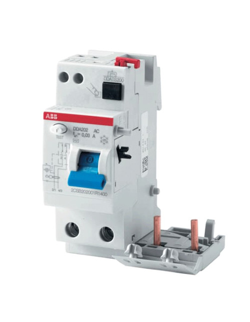 ABB 2P 25A 30mA AC type differential block 2 modules