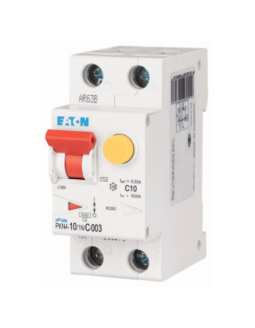 Eaton 10A 1P+N 30MA Type AC 4,5K Differential Circuit Breaker