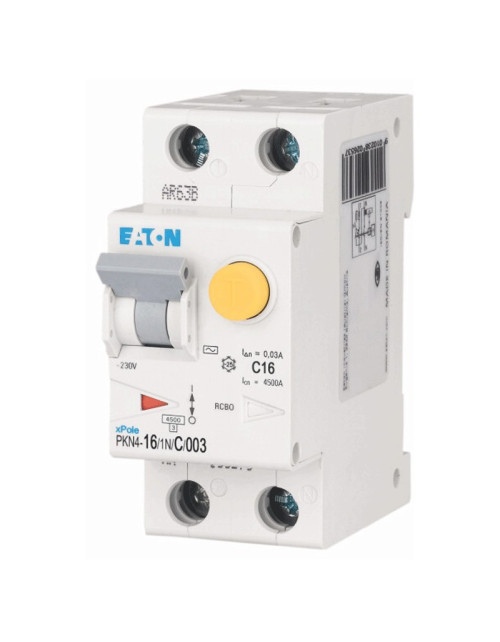 Eaton 16A 1P+N 30MA Type AC 4,5K Differential Circuit Breaker