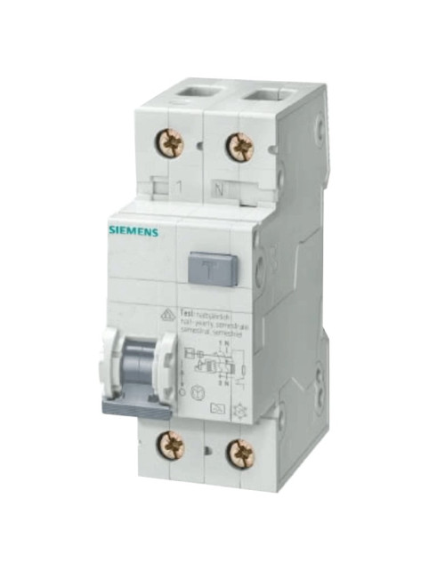 Disjoncteur Siemens 1P+N 16A Type AC 6kA