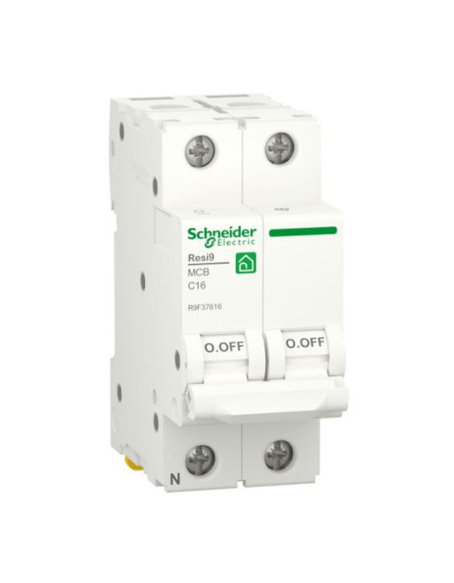 Schneider 16A 1P+N 4.5KA C magnetothermal switch 2 modules
