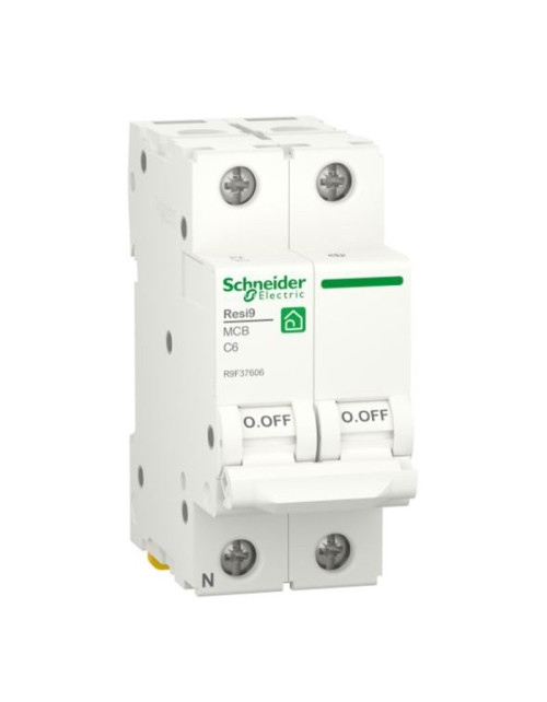 Schneider 6A 1P+N 4.5KA C 2 Modules magneto-thermal switch