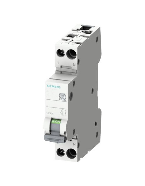 Siemens 10A 1P+N 6KA Curve C 1 Modul-Leistungsschalter