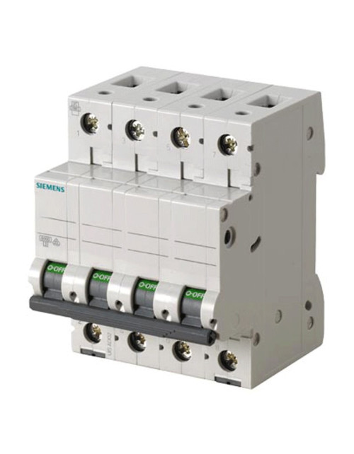 Siemens 4P 50A 6kA type C circuit breaker
