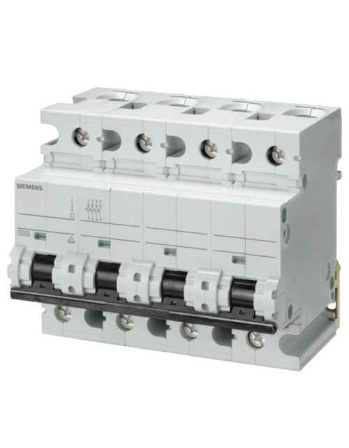 Interruttore magnetotermico Siemens 4P 80A 10kA tipo C 6 moduli