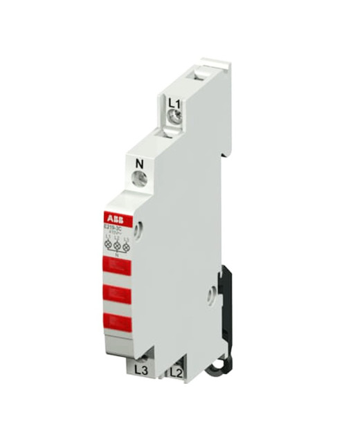 Indicador luminoso de señalización modular ABB E219-3C 415/250V