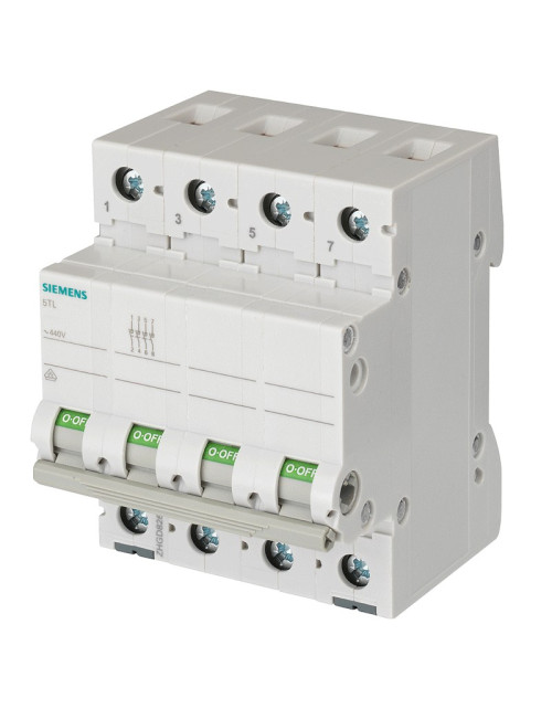 Interrupteur-sectionneur Siemens OFF 100A 4 pôles 4M