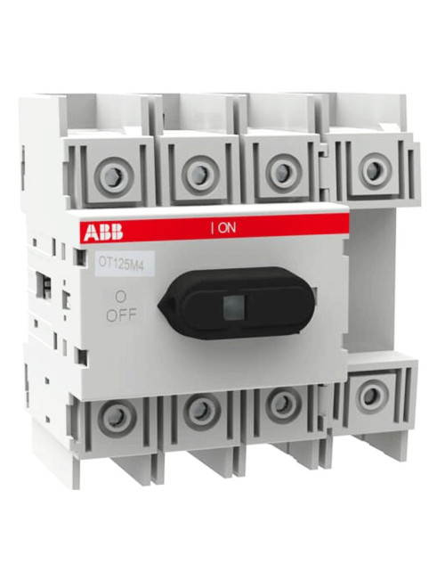 ABB OT125M4 4P 125A rotary switch disconnector