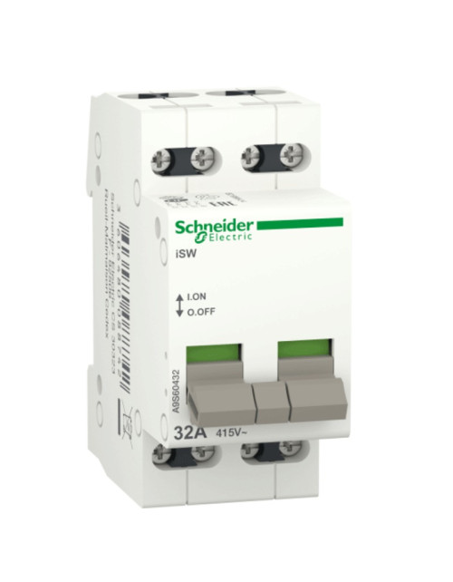 Sectionneur Schneider 4P 32A 2 modules