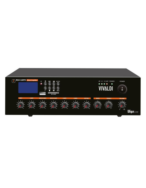Amplificateur Vivaldi 120W 100V FM Mixer + WIFI + USB + BT