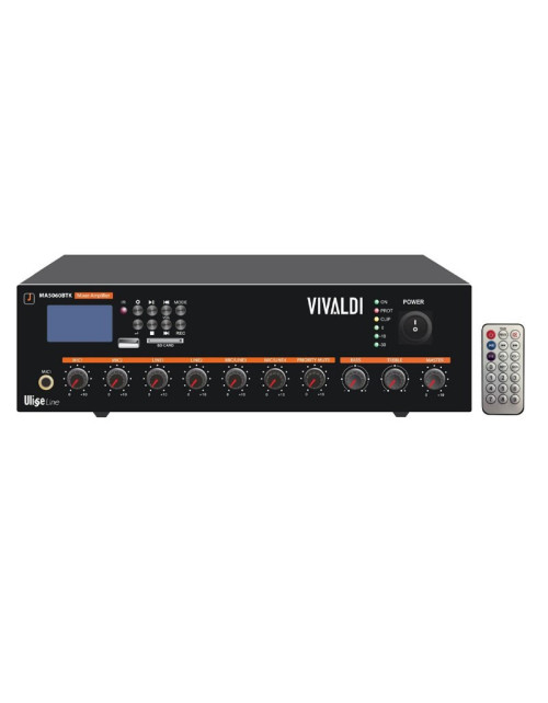 Mixer Amplificatore Vivaldi 60W 100V FM+WIFI+USB+BT