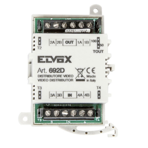 Elvox Three-Family Video Intercom Kit