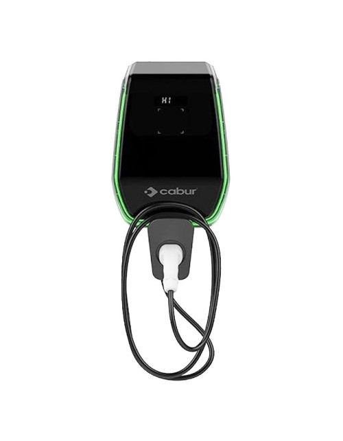 Electric Vehicle Charging Wallbox Cabur 7,4KW with 1 Single-Phase T2 Cable