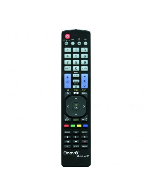 Bravo TV remote control for LG