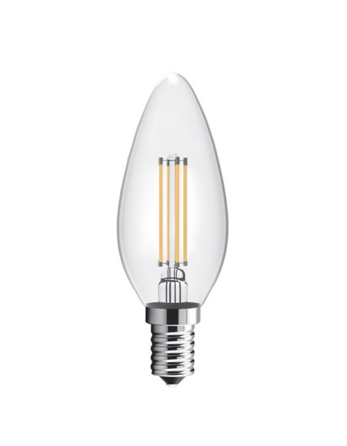 Ampoule à filament olive Osram 4W LED E14 2700K VCB40827CE1G1