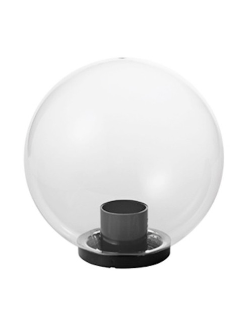 Esfera Mareco transparente diametro 400 E27 para poste 60mm 1080501T