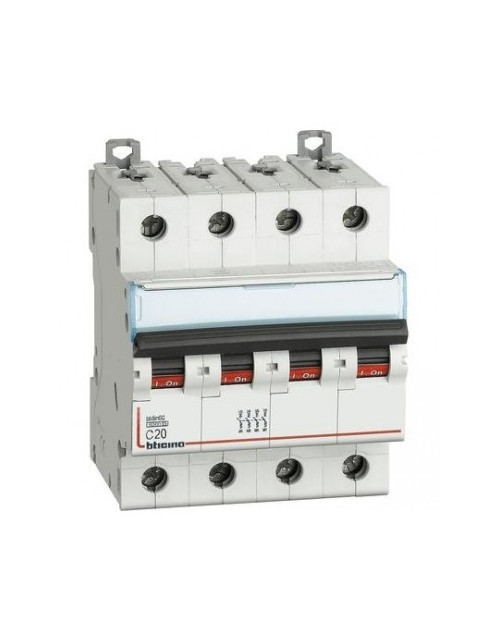 Bticino 4P 20A circuit breaker