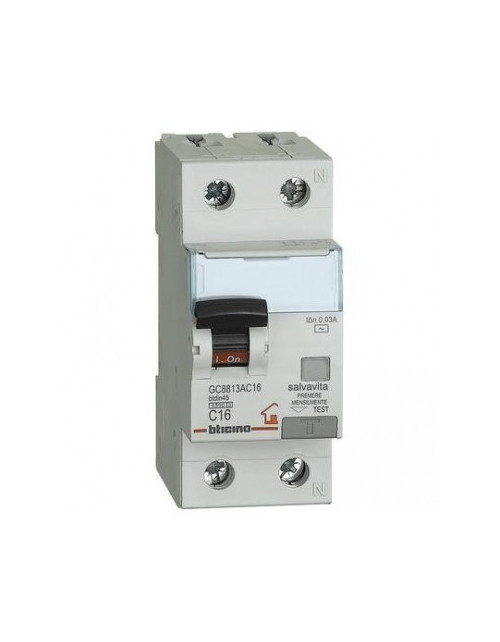 Interruptor magnetotérmico Diferencial 1P+N 16A GC8813AC16