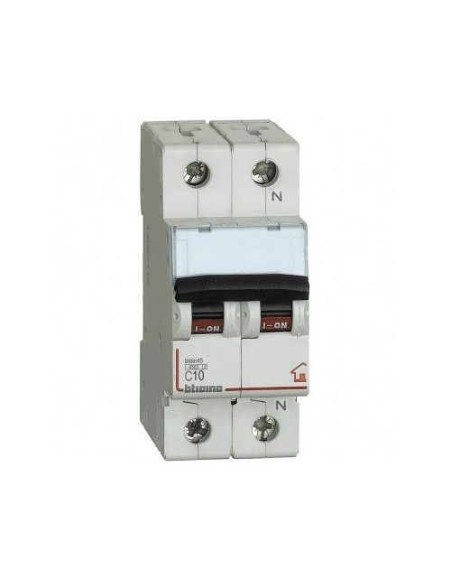 Interruttore magnetotermico Bticino 1P+N C10 FC810NC10
