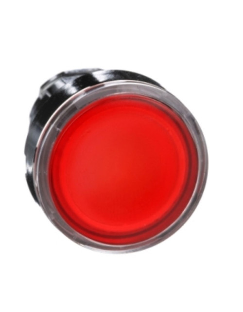 Illuminated button head Telemecanique red LED
