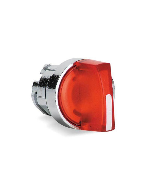 Cabezal selector Telemecanique iluminado LED rojo 2 Posiciones ZB4BK1243