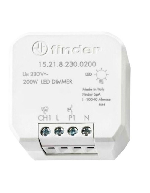 Dimmer electrónico de empotrar Finder para LED de 200W