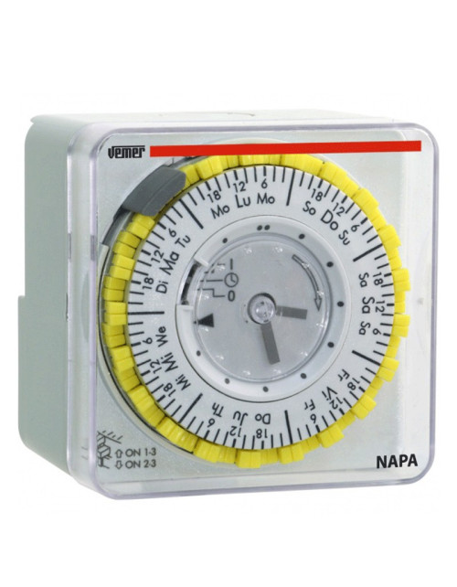 Vemer electromechanical weekly time switch