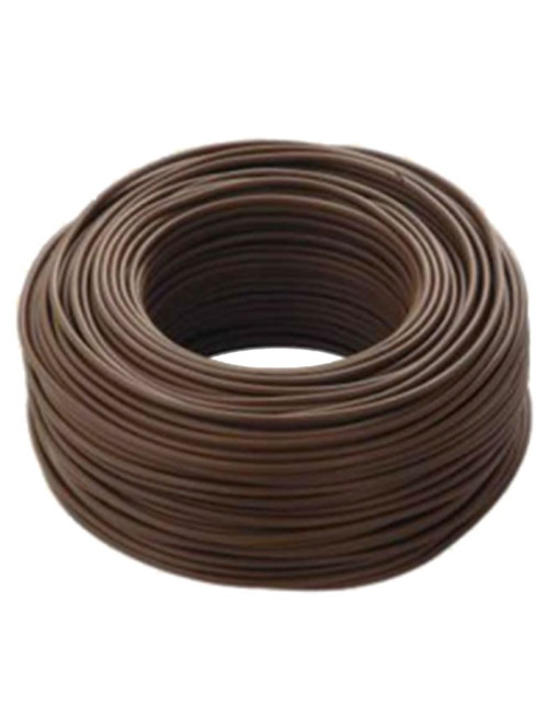 Unipolar cable cord 6mmq brown 100mt
