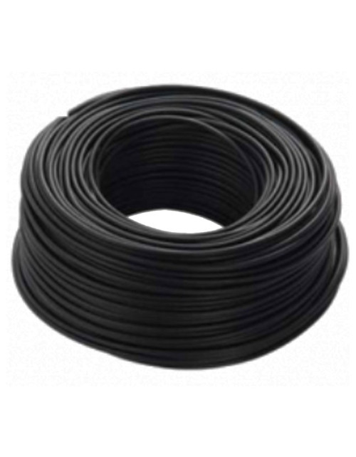 Unipolar Cord Cable 16mmq Black 1mt
