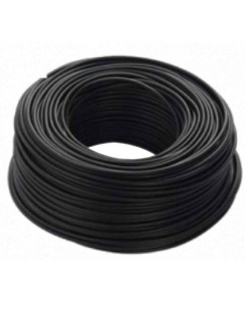 Unipolar cable cord 2,5mmq CPR FS17 black 100mt