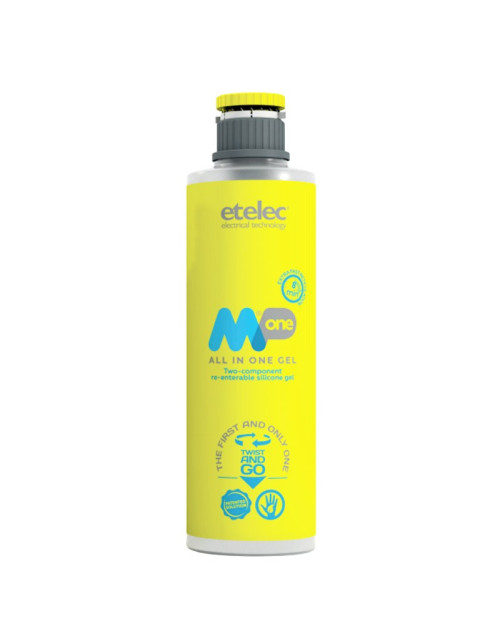 Etelec MP One Two-Component Silicone Gel in a single 900 ml bottle