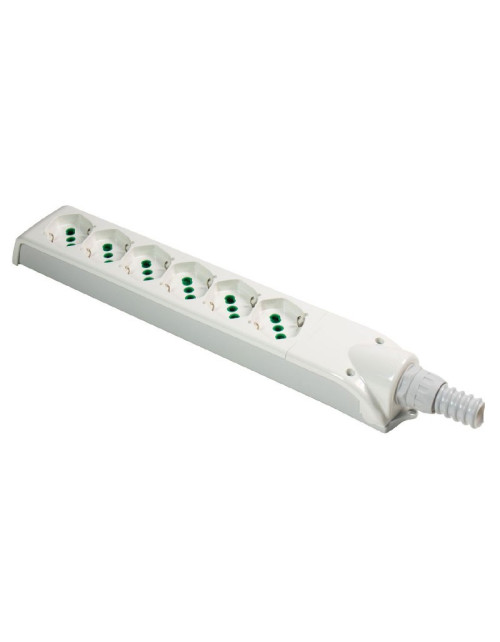 Power Strip for Fanton Exposed Trunking 6 Sockets Without Cable