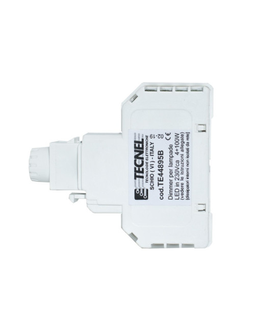 Dimmer Tecnel con desviador para lámparas LED Keystone White TE44895B