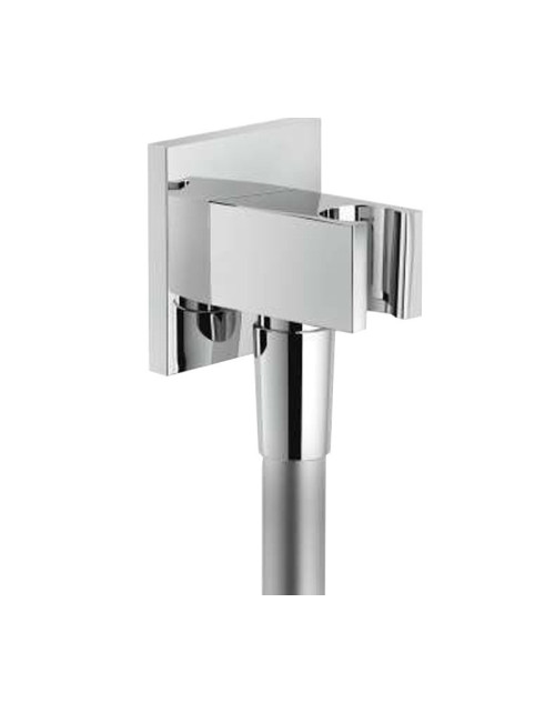 Nobili water intake with chromed square support AD150/9CR