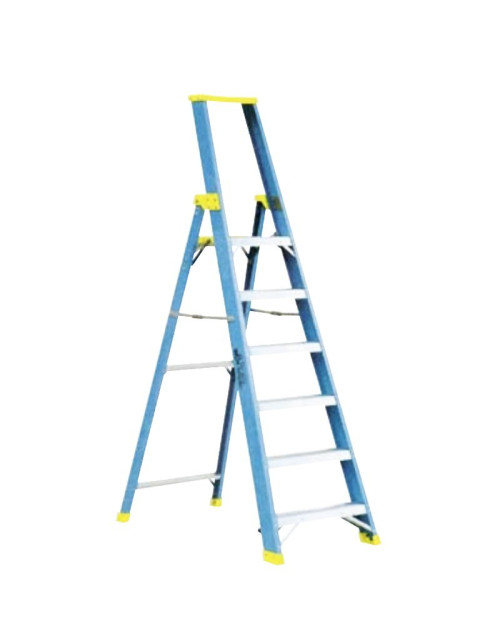 OEC Double Ladder with 5 Steps + N0ST0137 platform