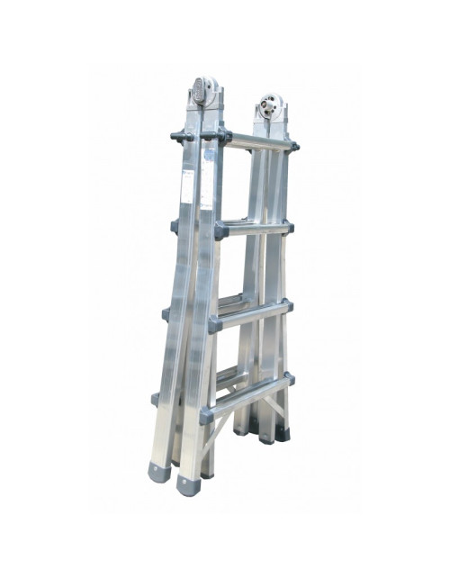 Frigerio ladder with reinforced telescopic extension max height 3.91 m 1970/16