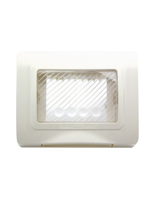 Ave system 44 self-supporting cover plate IP55 3 Modules White 44SP03B