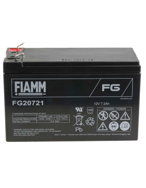 Batterie plomb Fiamm 12V 7Ah