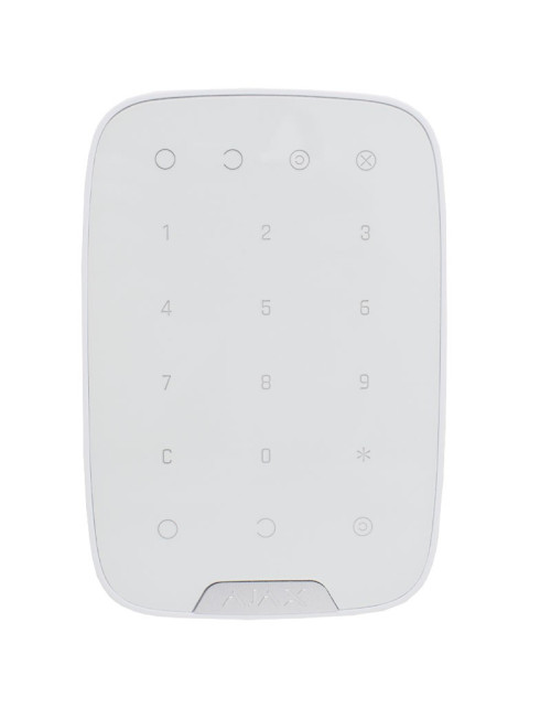 White AJAX Wireless and Touch Keyboard AJ-KEYPAD-W