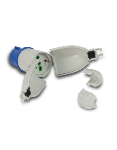 Fanton Plug Adapter with Schuko Socket and Bivalent