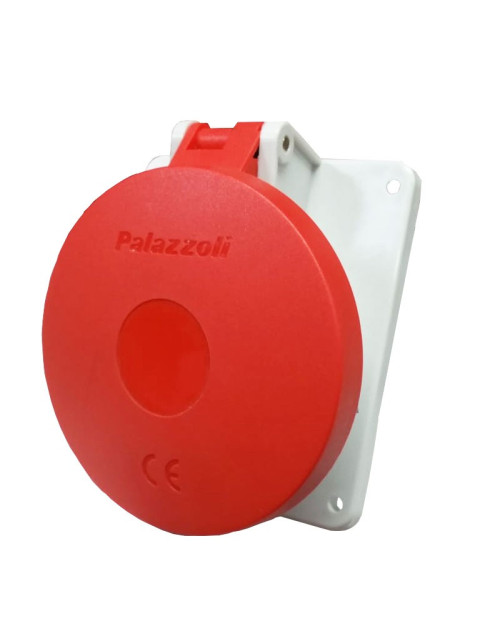 Palazzoli CEE industrial socket for switchboard 3P+E 16A 400V IP44