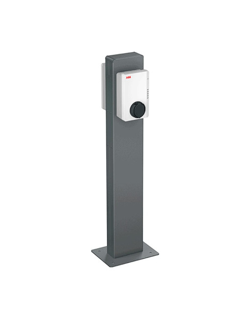 Abb column for 2 Wallbox electric vehicle recharges