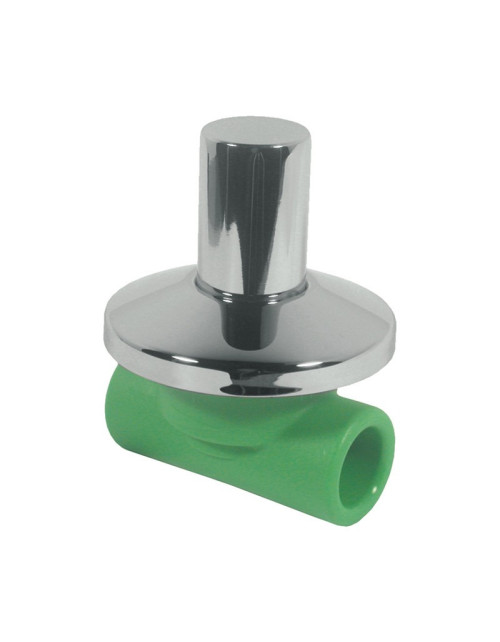Tap with short cap Aquatherm D 20 in PP-T and brass 0040868